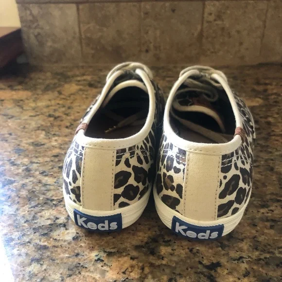 Keds Champion Tan Multi Leopard Sneakers 5.5 - Picture 4 of 4